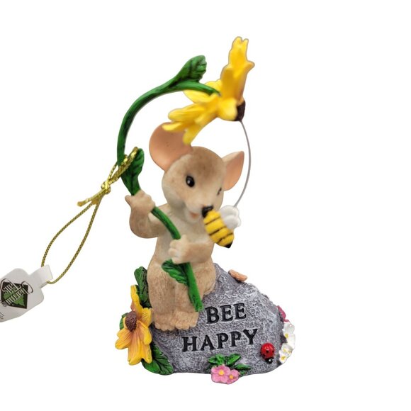 Charming Tails Figurine Bee Happy Sunflower Bee Roman - Picture 2 of 9